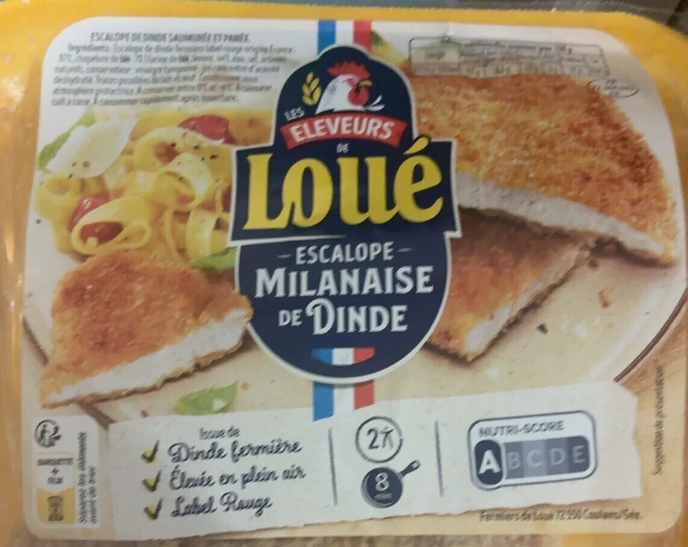Escalope milanaise de dinde