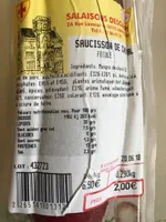 Saucisson de cheval