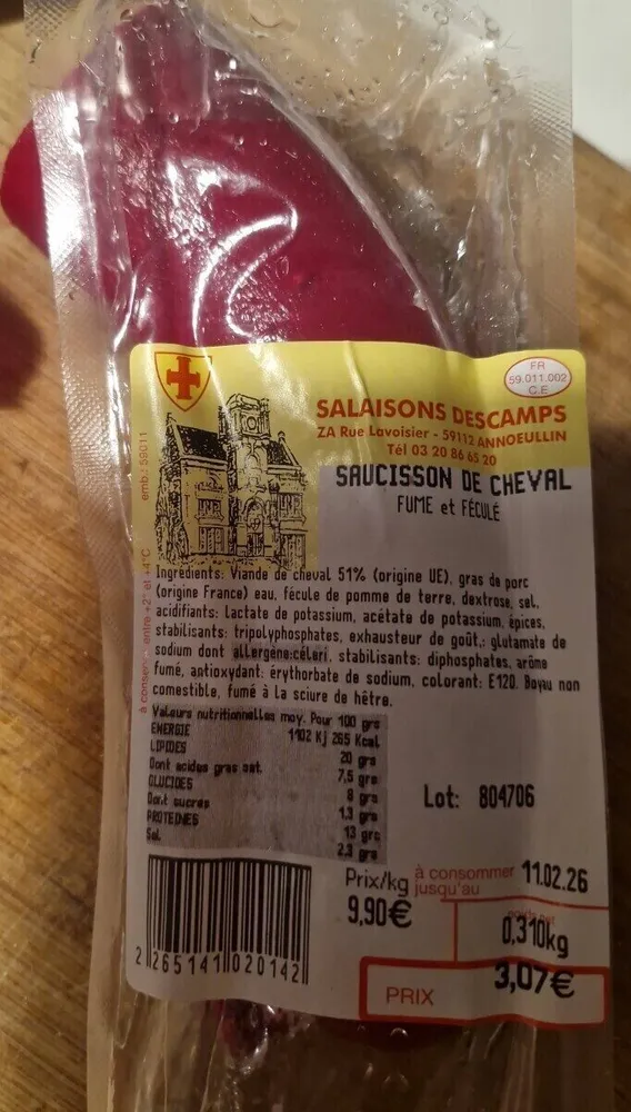 Saucisson de cheval