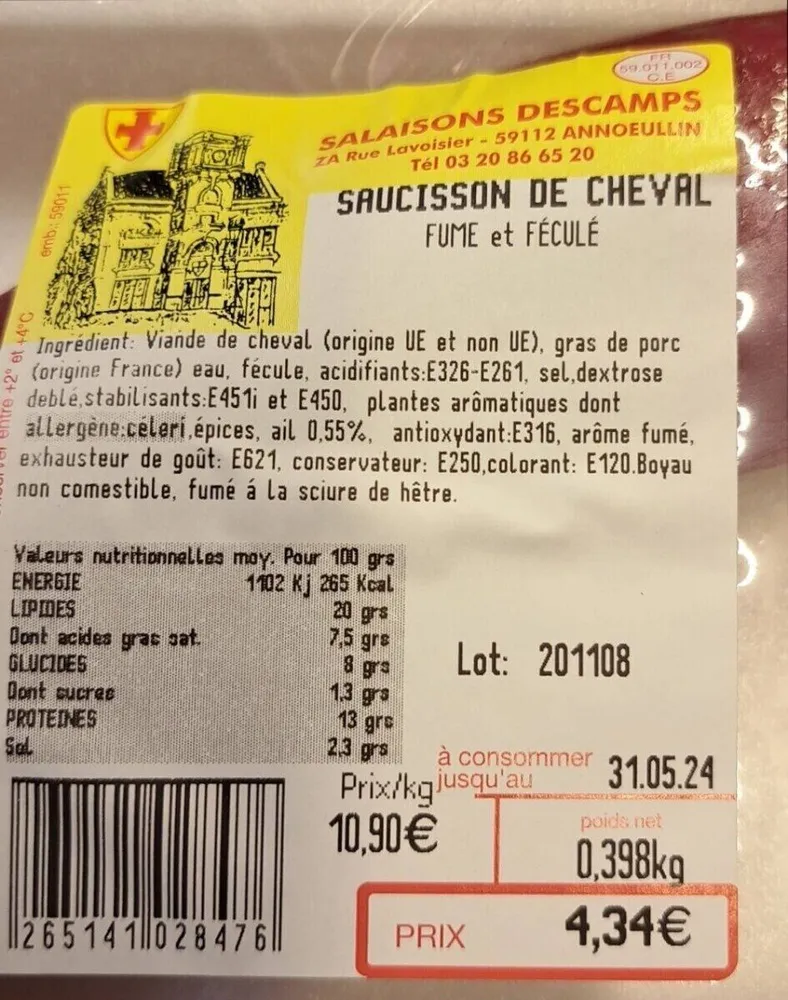 Saucisson de Cheval