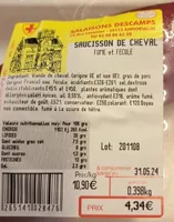 Saucisson de Cheval