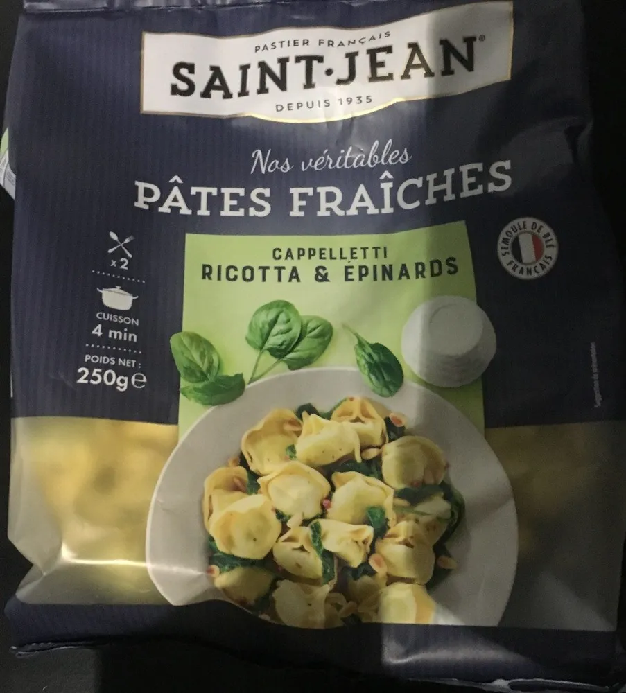 Pâtes Fraîches ricotta/epinard