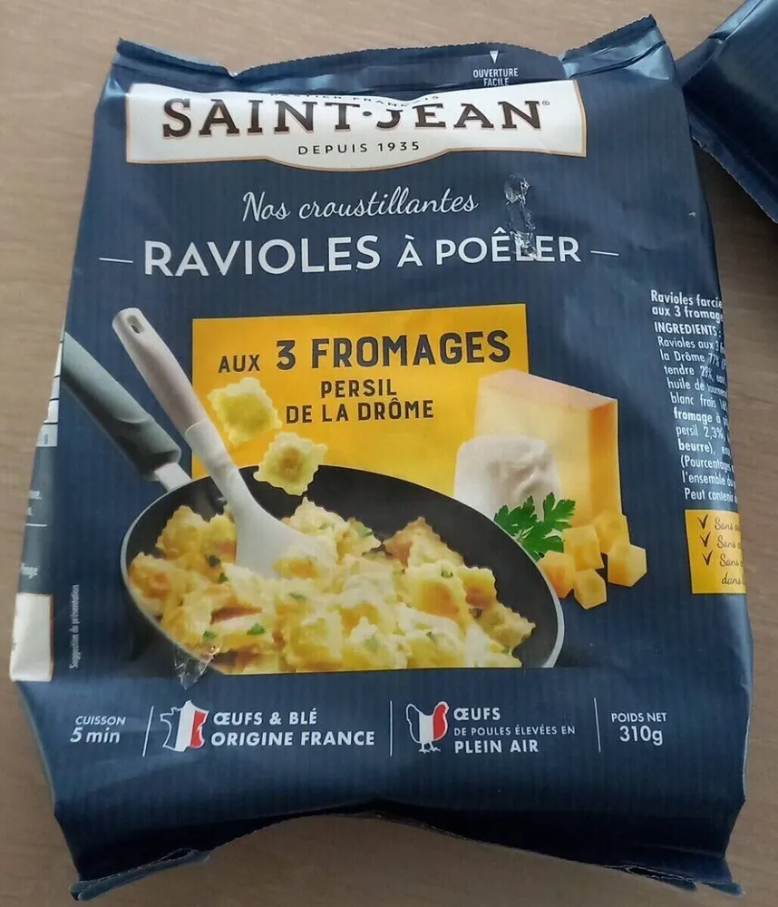 Ravioles à poeler