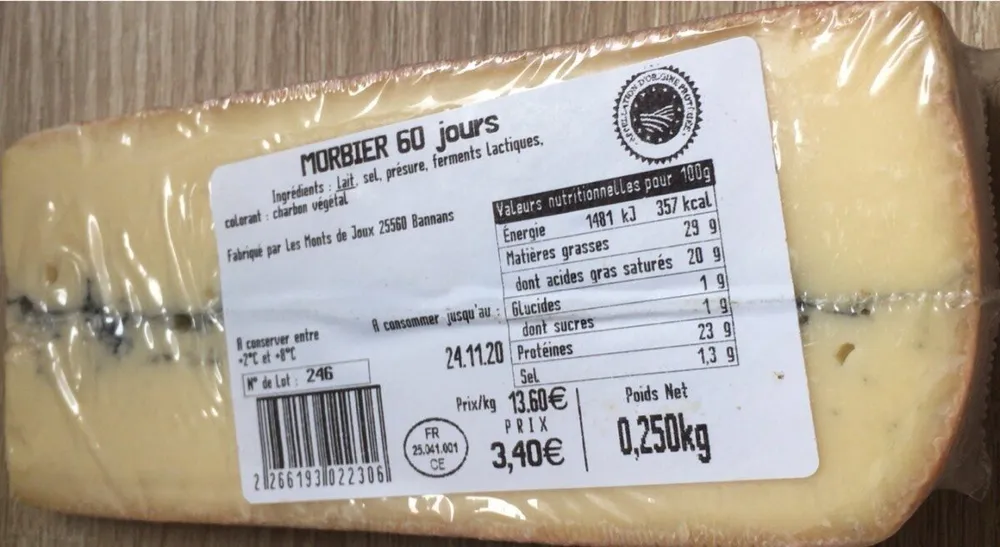 Morbier 60 jours
