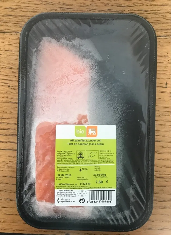 Filet de saumon sans peau