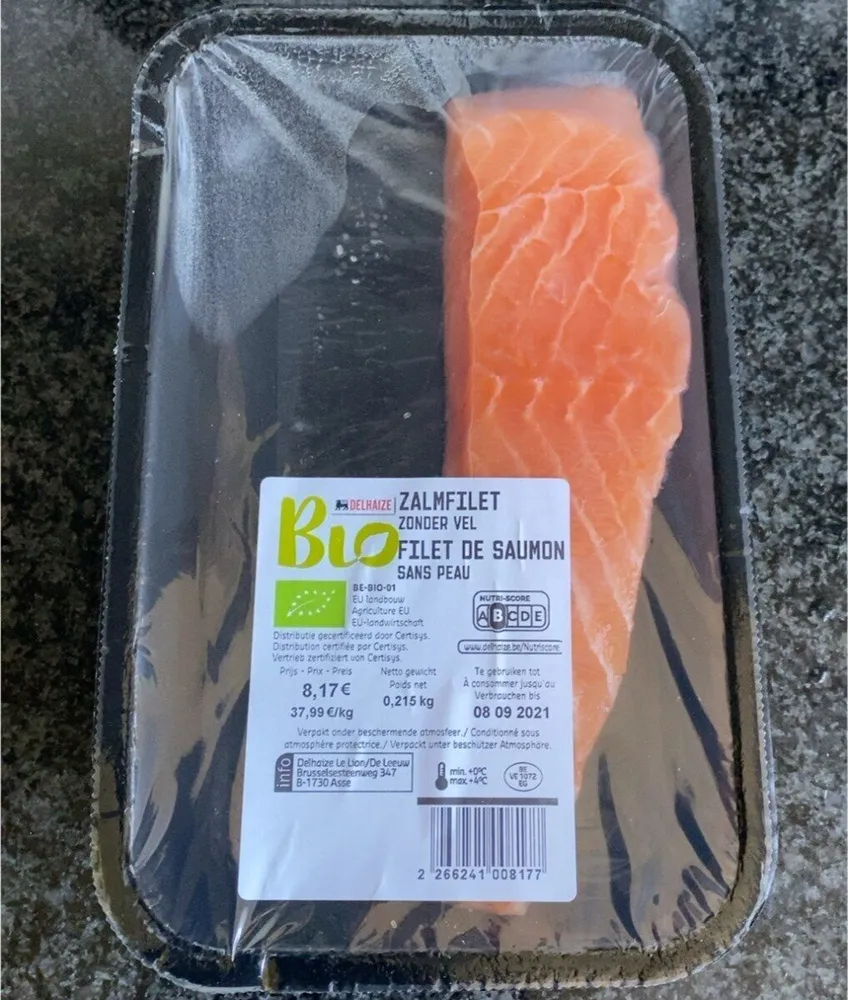 Filet de saumon sans peau