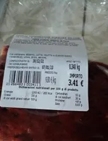 Pinza prodotto dolciario da forno