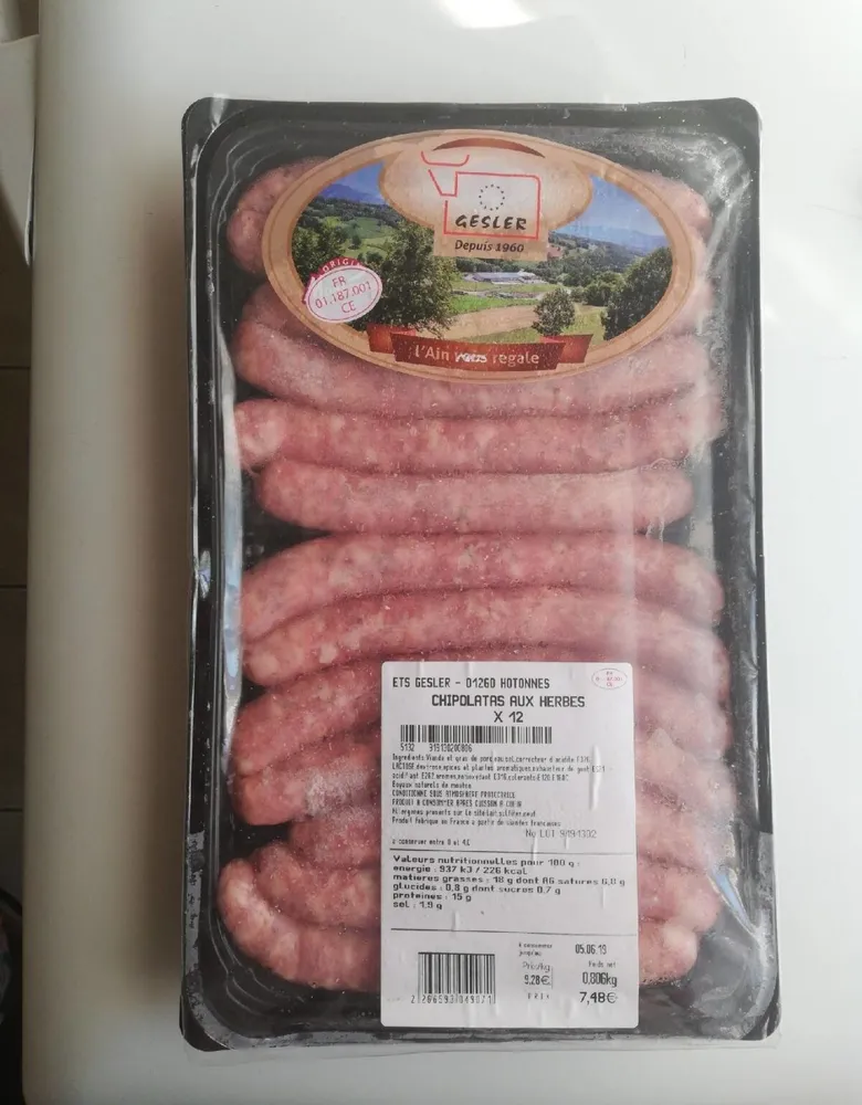 Chipolatas aux herbes