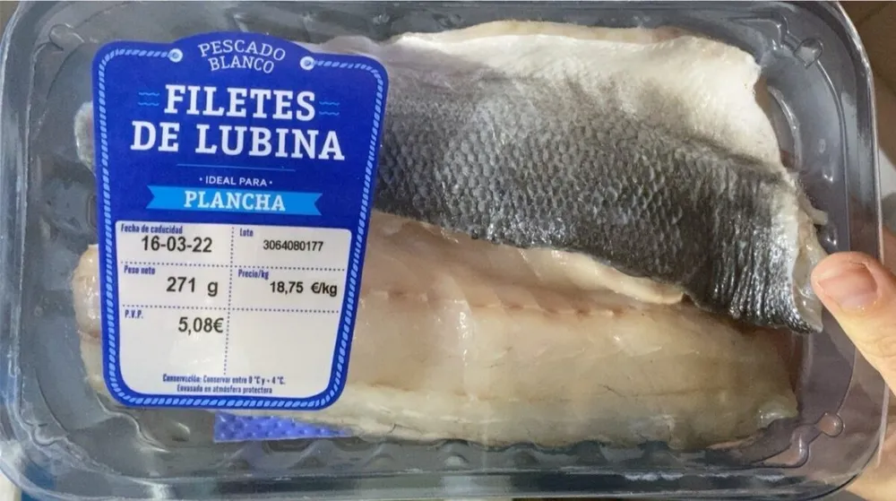 Filetes de lubina