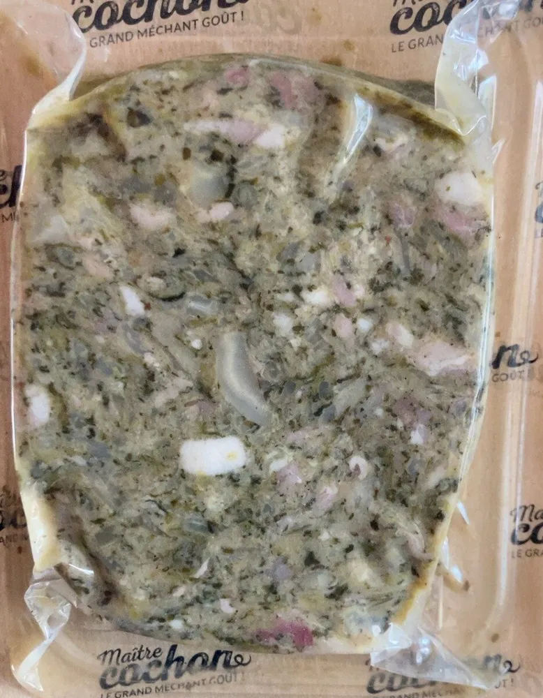 Farci poitevin tranché