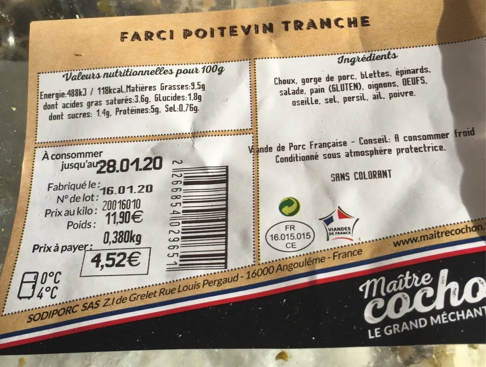 Farci poitevin