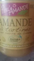 amande à tartiner au sucre de canne
