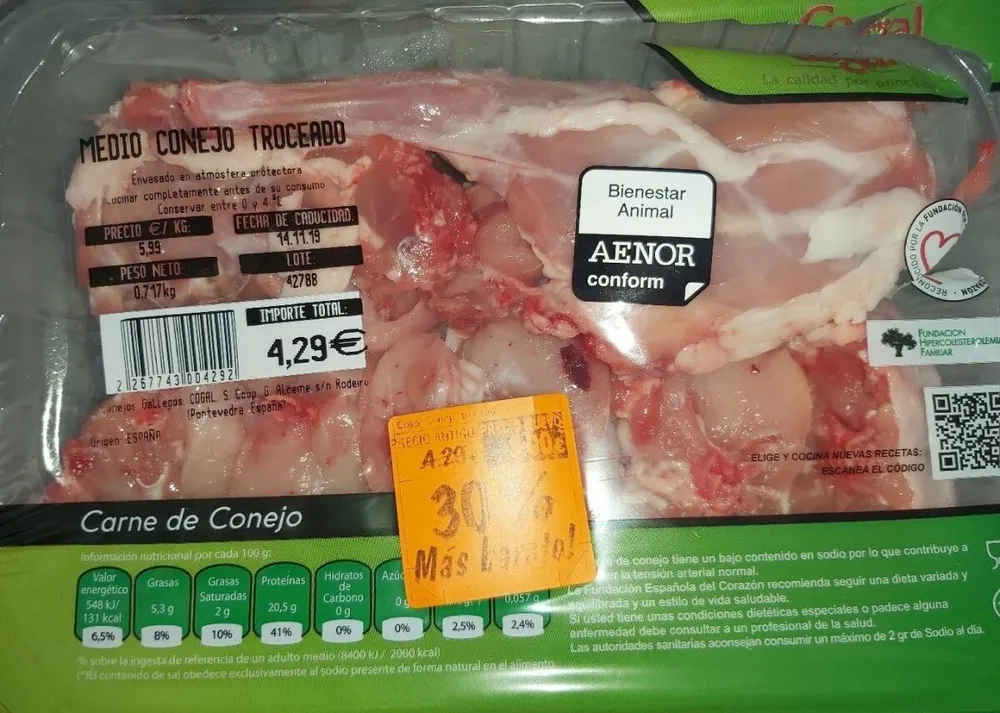 Conejo triceado