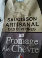 Saucisson artisanal des Cévennes au fromage de chèvre