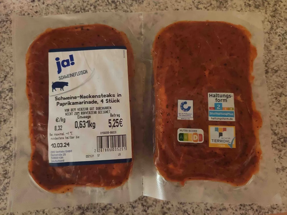 Schweine-Nackensteak