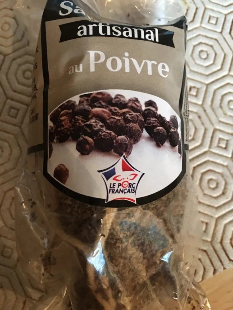 Saucisson sec au poivre