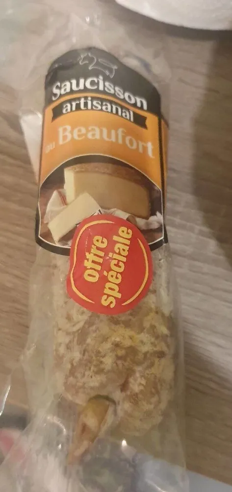 Saucisson artisanal au beaufort