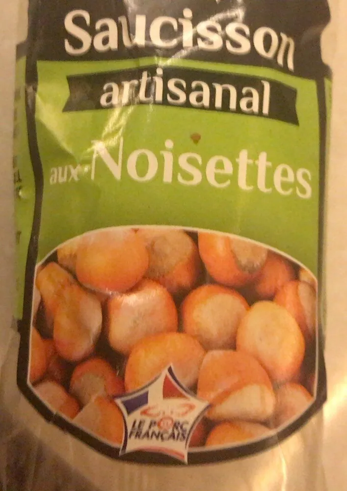 Saucisson sec aux noisettes