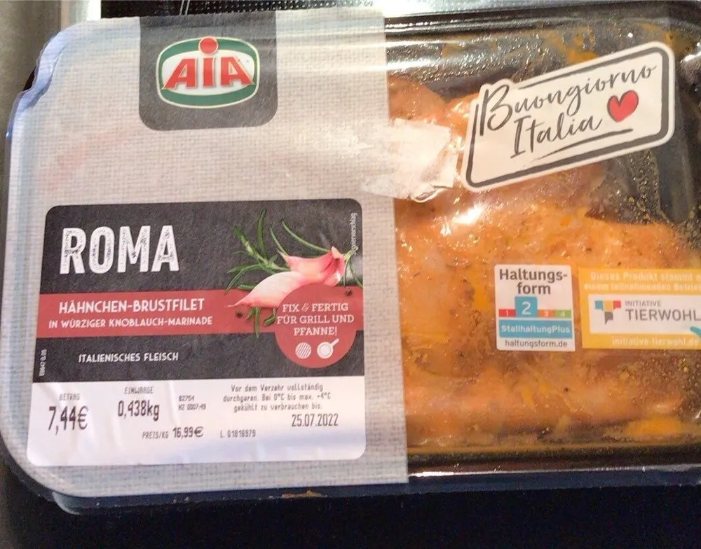 Hähnchenbrustfilet Roma