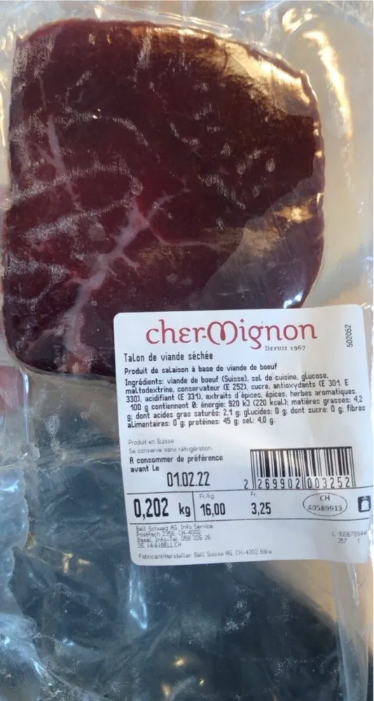 Viande séchée Chermignon