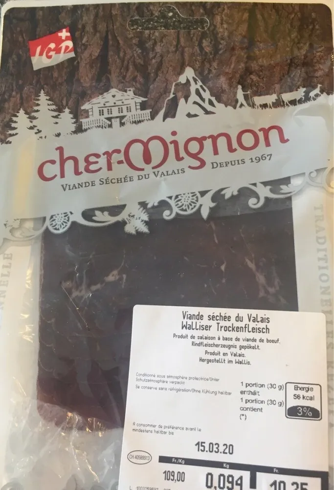 Viande sechee des Grisons