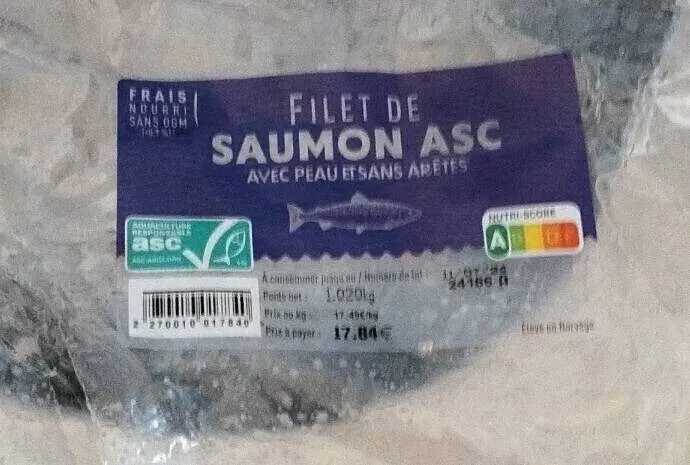 Filet de saumon ASC