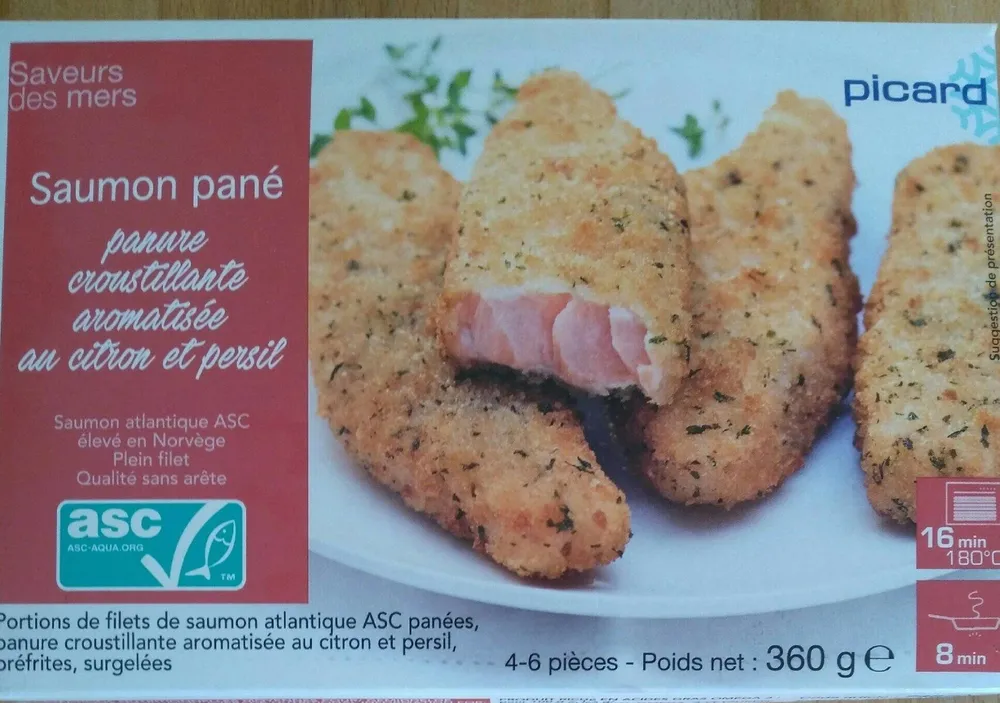 Saumon pané