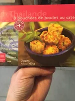Bouchées de poulet saté