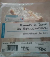 Salade pommes de terre au thon au naturel