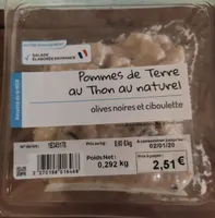 Pommes de terre au thon au naturel