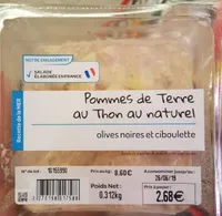 Pommes de terre au thon naturel