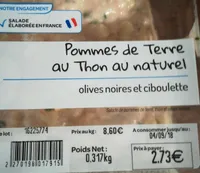 Pommes de terre au thon au naturel