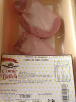 Cotes de porc cuites