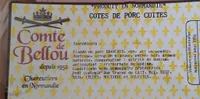Côtes de porc cuites