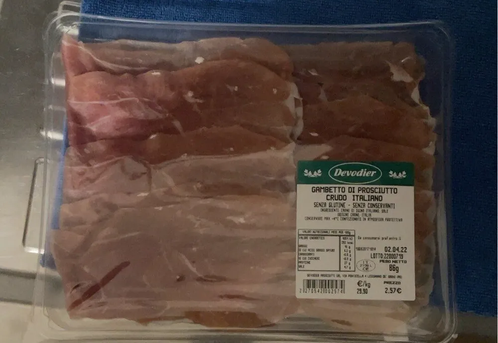 GAMBETTO DU PROSCIUTTO CRUDO ITALIANI