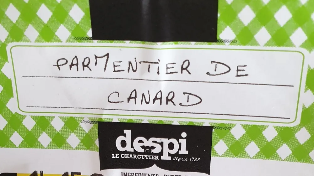 Parmentier de canard