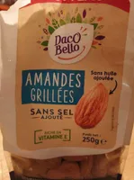 Amandes grillées sans sel