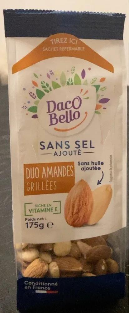 Duo amandes grillées