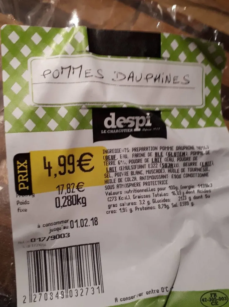 Pommes dauphines