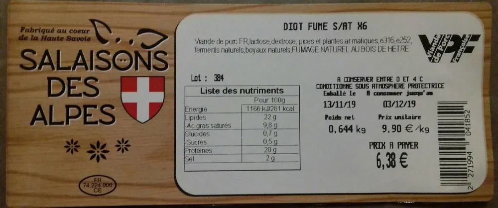 Diots fumés