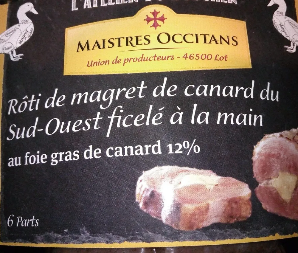 Rôti de magret de canard