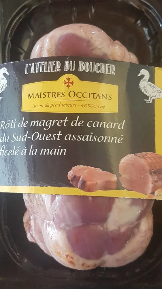 Rôti de magret de canard