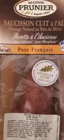 Saucisson cuit à l'ail