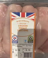Chicken breast portions