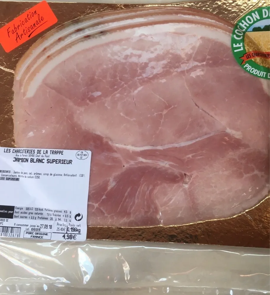 Jambon blanc supérieur