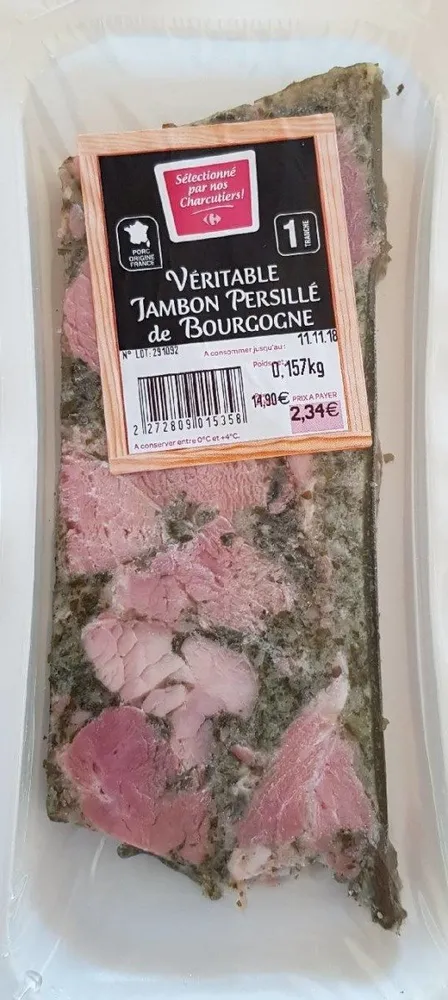 Véritable jambon persillé de bourgogne