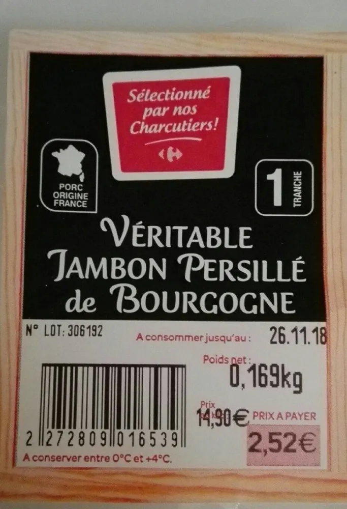 Jambon persillé fe Bourgogne