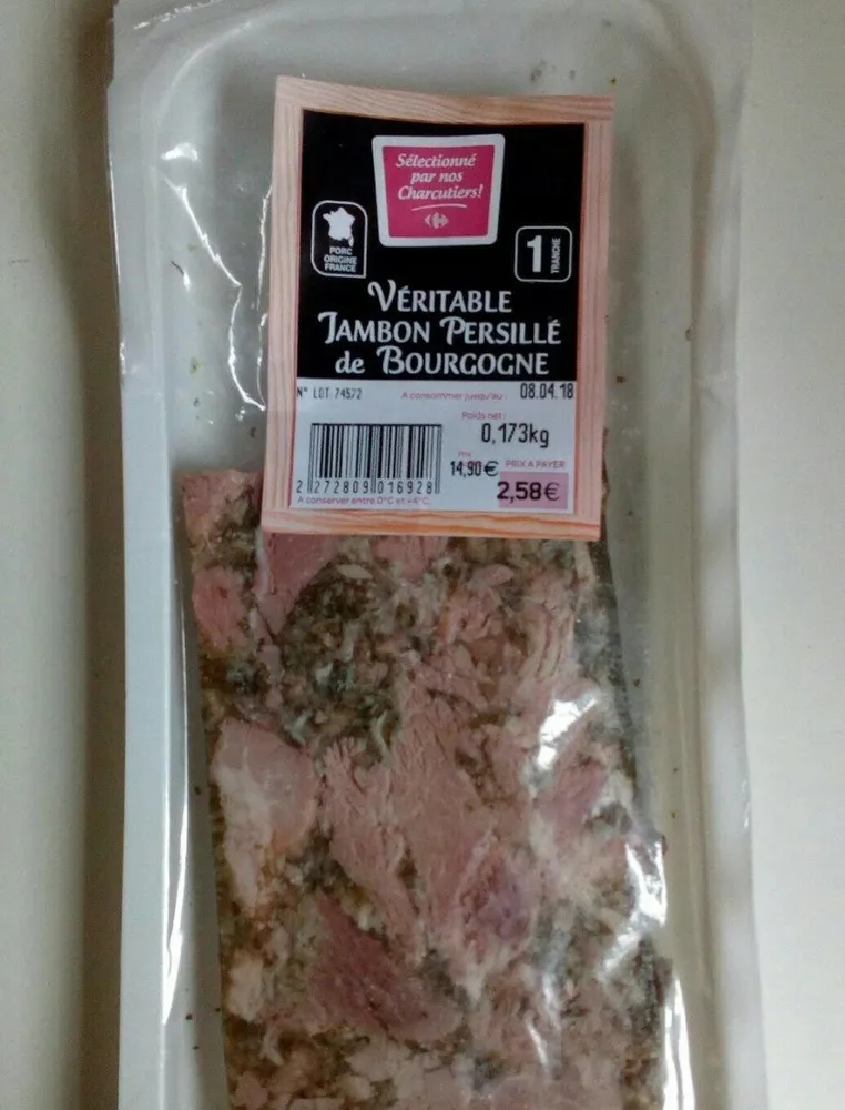 Véritable jambon persillé de Bourgogne