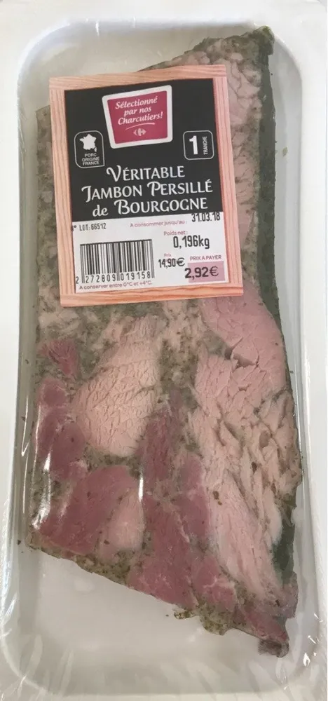 Véritable jambon persillé de Bourgogne