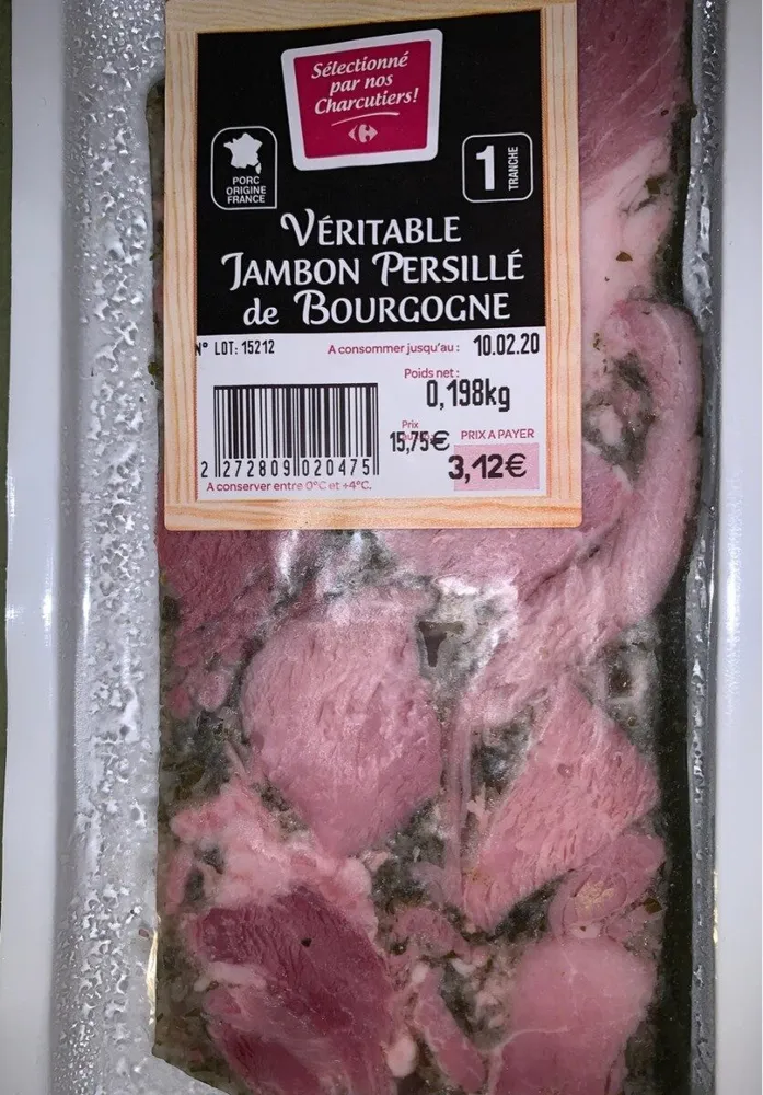 Veritable jambon persillé de Bourgogne